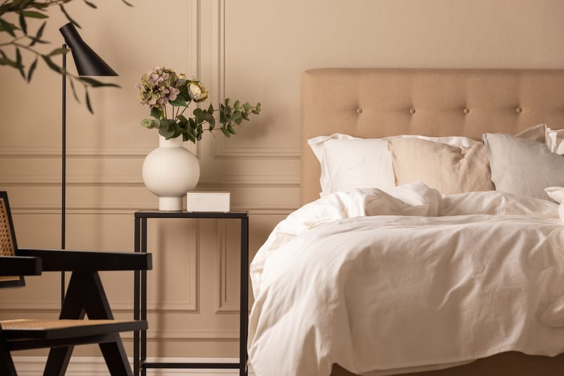 NAZAMA Knappad gavel 180 Beige - Möbler - Sovrum - Sänggavlar