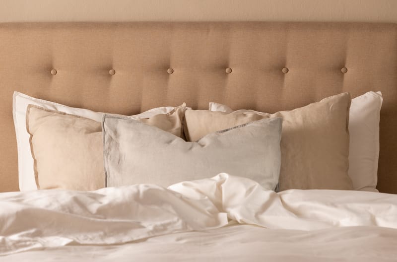 NAZAMA Knappad gavel 90 Beige - Möbler - Sovrum - Sänggavlar