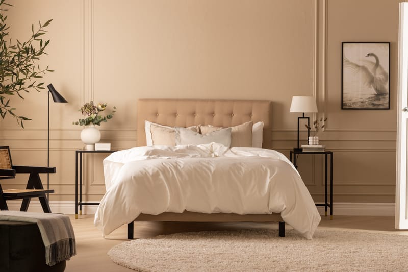 NAZAMA Knappad gavel 90 Beige - Möbler - Sovrum - Sänggavlar