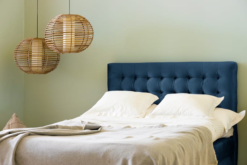 NOVELLA Sänggavel 140 Square Blå - Möbler - Sovrum - Sänggavlar