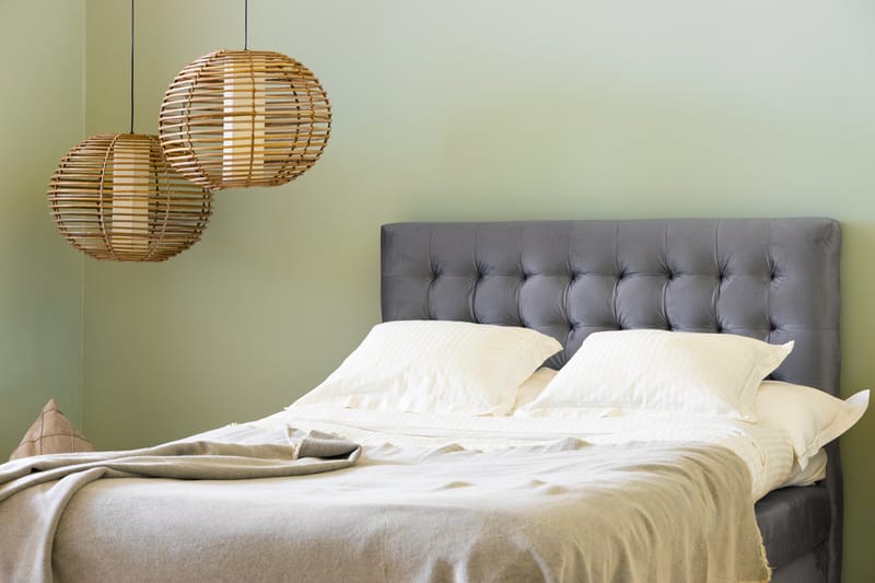 NOVELLA Sänggavel 140 Square Grå - Möbler - Sovrum - Sänggavlar