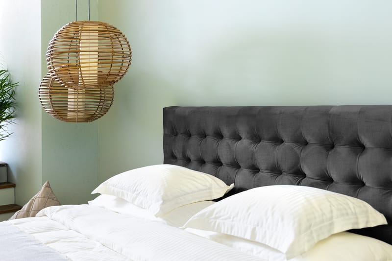 NOVELLA Sänggavel 180 Square Mörkgrå - Möbler - Sovrum - Sänggavlar