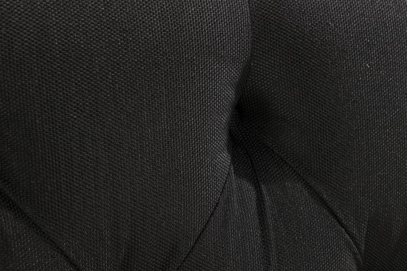 NOVELLA Sänggavel Djuphäftad 140 cm Svart - Möbler - Sovrum - Sänggavlar