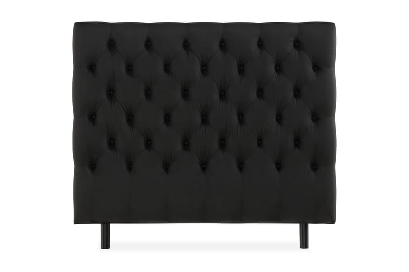 NOVELLA Sänggavel Djuphäftad 140 cm Svart - Möbler - Sovrum - Sänggavlar