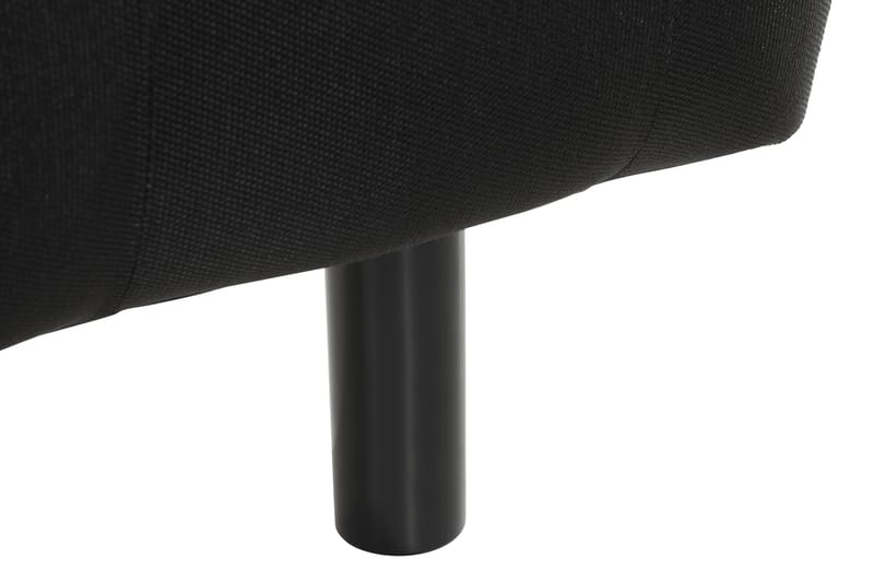 NOVELLA Sänggavel Djuphäftad 160 cm Svart - Möbler - Sovrum - Sänggavlar