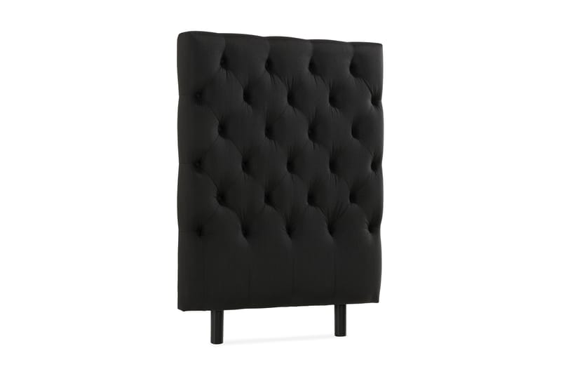 NOVELLA Sänggavel Djuphäftad 90 cm Svart - Möbler - Sovrum - Sänggavlar