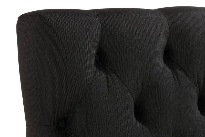NOVELLA Sänggavel Djuphäftad 90 cm Svart - Möbler - Sovrum - Sänggavlar
