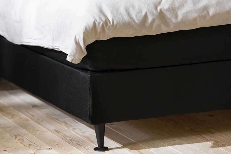 NOVELLA Sänggavel Knappar 160 cm Svart - Möbler - Sovrum - Sänggavlar