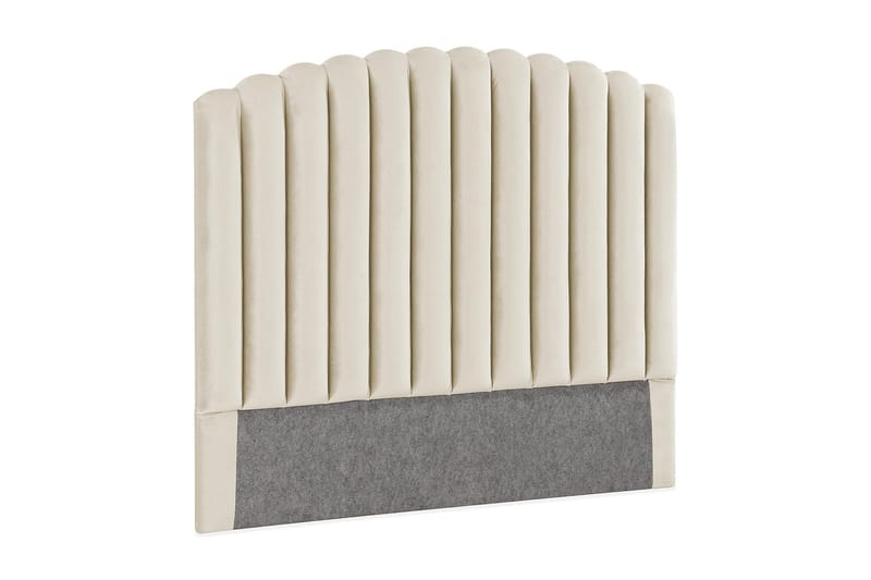 NUTAK Sänggavel 120 cm Sammet Beige - Sänggavlar