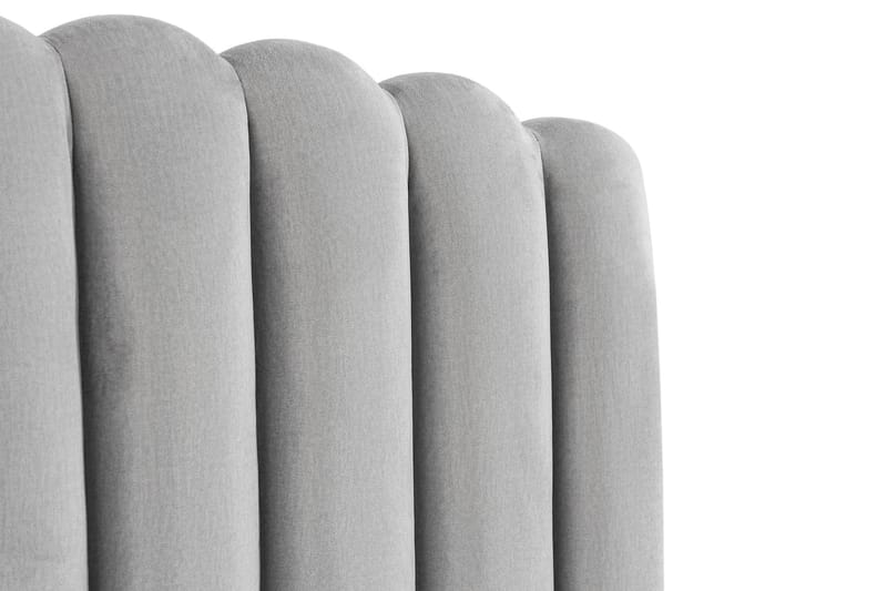 NUTAK Sänggavel 120 cm Sammet Ljusgrå - Möbler - Sovrum - Sänggavlar