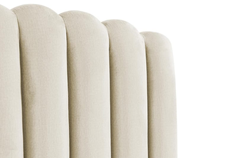 NUTAK Sänggavel 140 cm Sammet Beige - Möbler - Sovrum - Sänggavlar