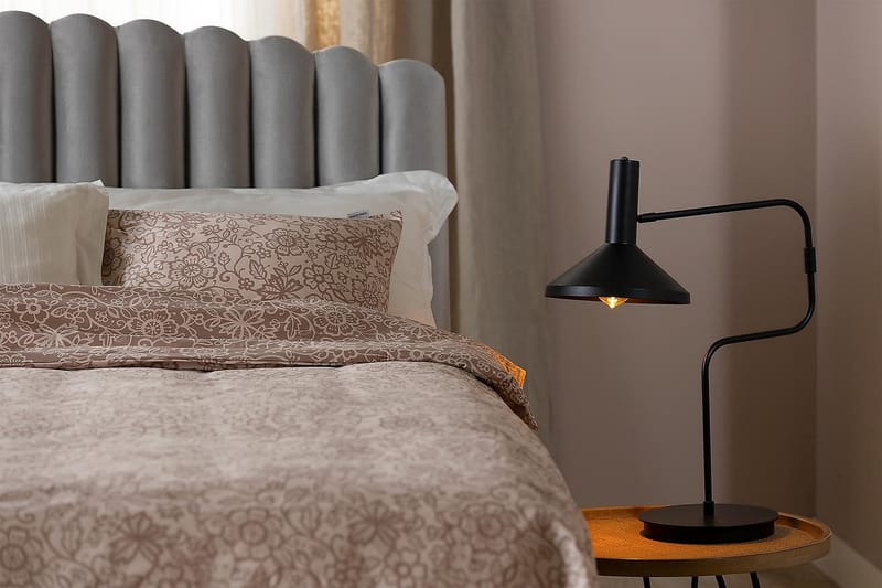 NUTAK Sänggavel 140 cm Sammet Ljusgrå - Möbler - Sovrum - Sänggavlar