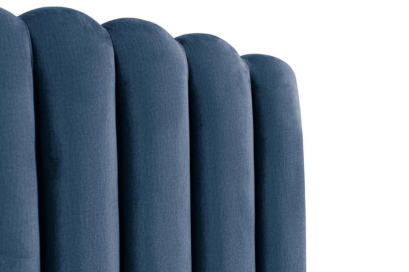 NUTAK Sänggavel 140 cm Sammet Mörkblå - Möbler - Sovrum - Sänggavlar