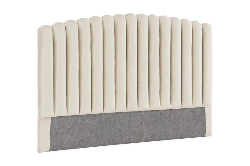 NUTAK Sänggavel 160 cm Sammet Beige - Möbler - Sovrum - Sänggavlar