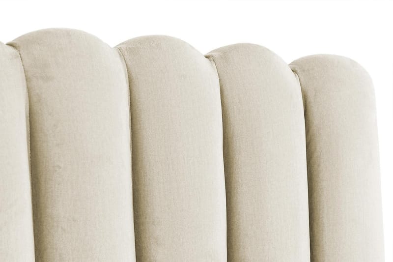 NUTAK Sänggavel 180 cm Sammet Beige - Möbler - Sovrum - Sänggavlar