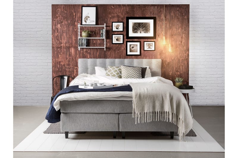 Pascale Sänggavel 180 cm - Ljusgrå - Möbler - Sovrum - Sänggavlar