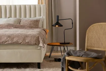 Rakel Sänggavel 120cm - Beige/Sammet - Möbler - Sovrum - Sänggavlar