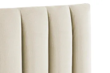 Rakel Sänggavel 120cm - Beige/Sammet - Möbler - Sovrum - Sänggavlar