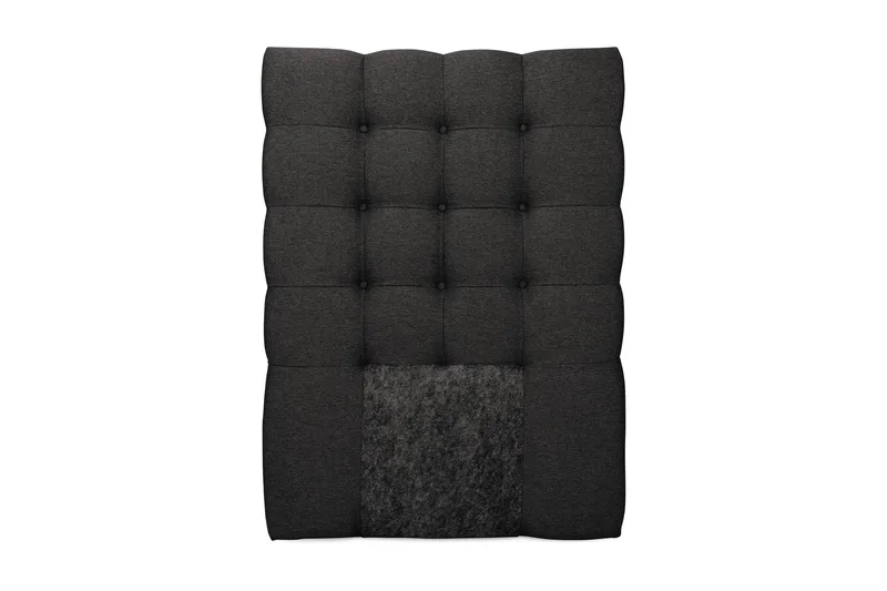 Royal Sänggavel med Rutor 90 cm, Mörkgrå