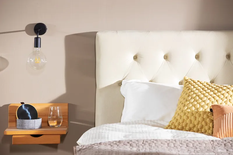 Royal Velvet Sänggavel 180 cm - Beige - Möbler - Sovrum - Sänggavlar