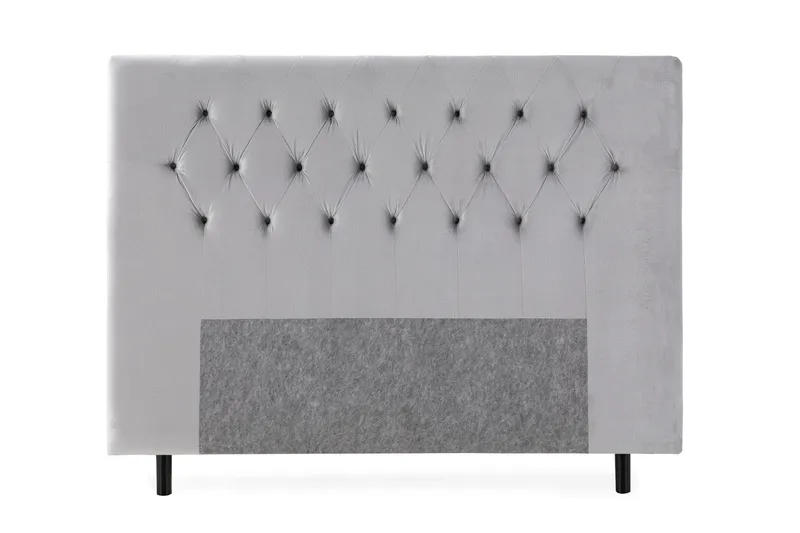 Royal Velvet Sänggavel 180 cm, Ljusgrå