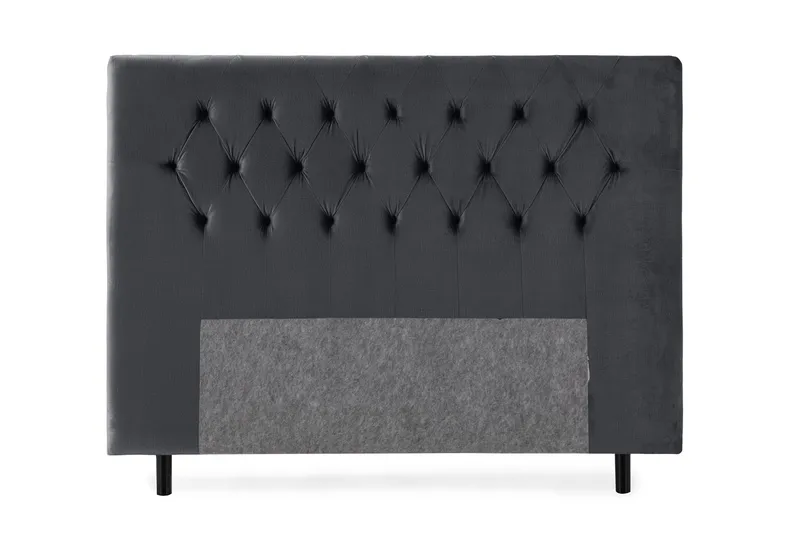 Royal Velvet Sänggavel 180 cm - Svart - Möbler - Sovrum - Sänggavlar