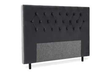Royal Velvet Sänggavel 180 cm - Svart - Möbler - Sovrum - Sänggavlar