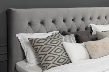 Royal Velvet Sänggavel 210 cm - Ljusgrå - Möbler - Sovrum - Sänggavlar