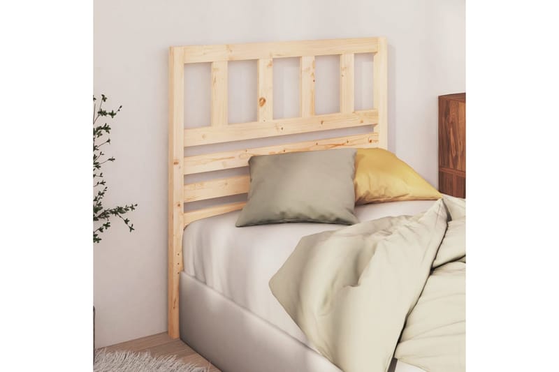 Sänggavel 106x4x100 cm massiv furu - Sänggavlar - Furniturebox