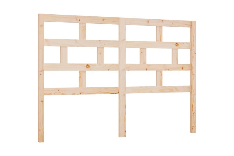 Sänggavel 126x4x100 cm massiv furu - Brun - Möbler - Sovrum - Sänggavlar