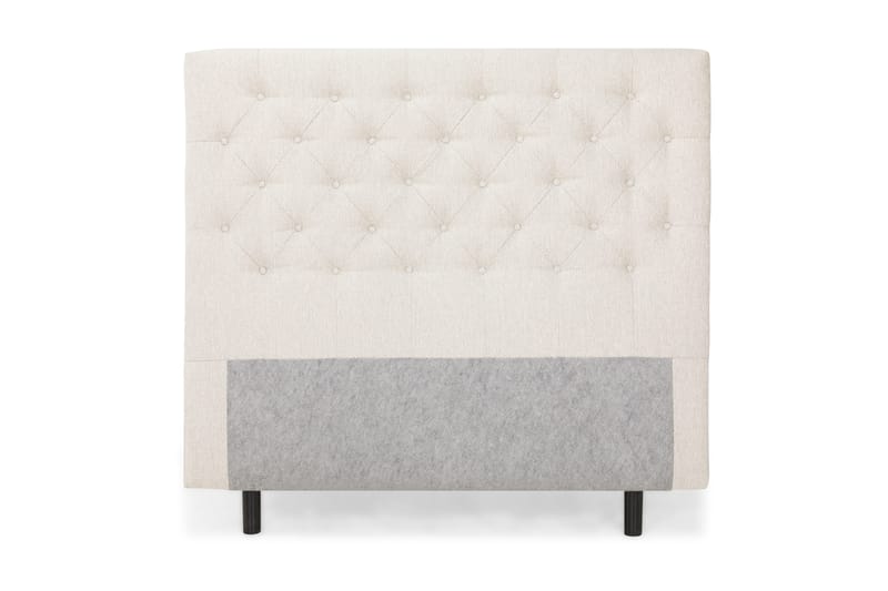 Sänggavel 140 cm Djuphäftad, Beige
