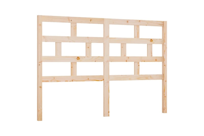 Sänggavel 141x4x100 cm massiv furu - Brun - Möbler - Sovrum - Sänggavlar