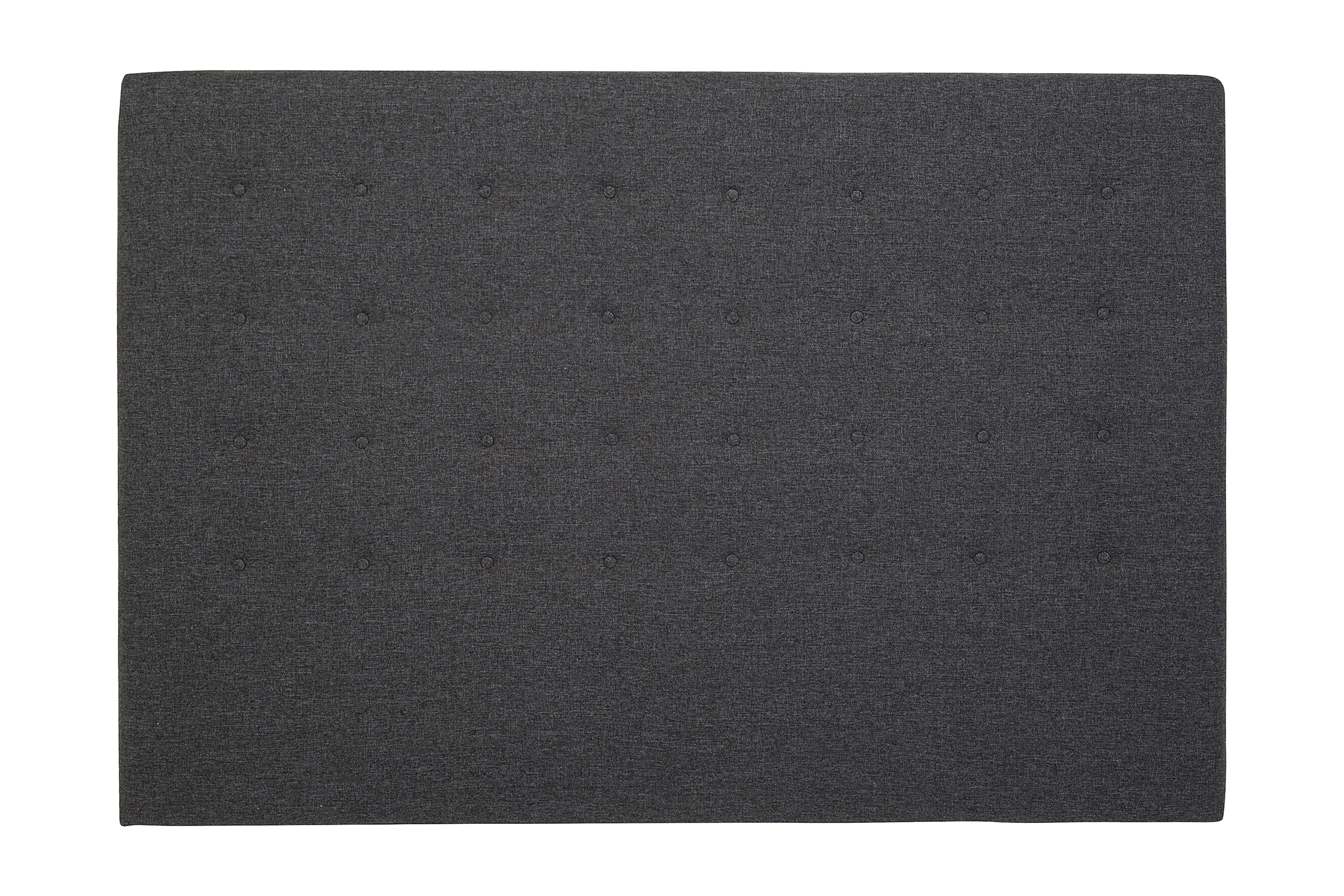 sänggavel 180 knappar mörkgrå -