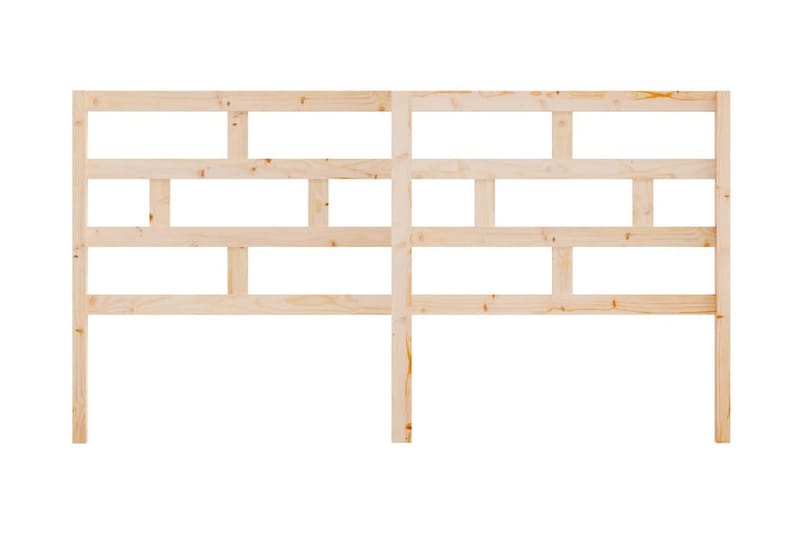 Sänggavel 186x4x100 cm massiv furu - Brun - Möbler - Sovrum - Sänggavlar