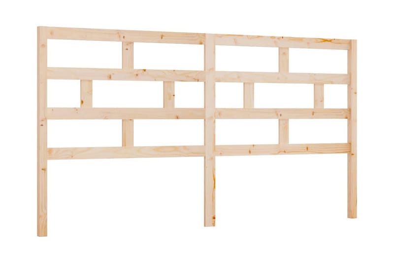Sänggavel 186x4x100 cm massiv furu - Brun - Möbler - Sovrum - Sänggavlar