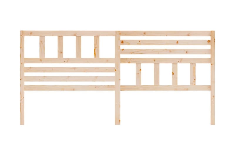 Sänggavel 186x4x100 cm massiv furu - Brun - Möbler - Sovrum - Sänggavlar