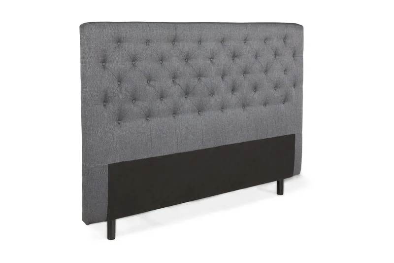 Sänggavel Djuphäftad 180 cm - Mörkgrå - Möbler - Sovrum - Sänggavlar