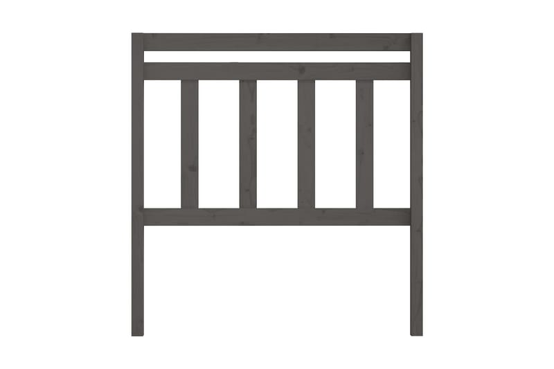 Sänggavel grå 81x4x100 cm massiv furu - Gr�å - Möbler - Sovrum - Sänggavlar