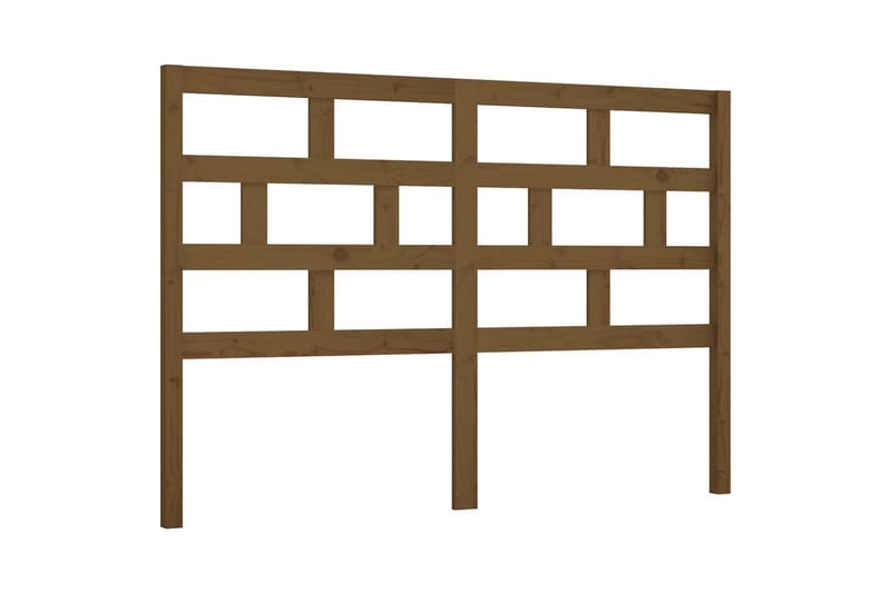 Sänggavel honungsbrun 146x4x100 cm massiv furu - Honung - Möbler - Sovrum - Sänggavlar