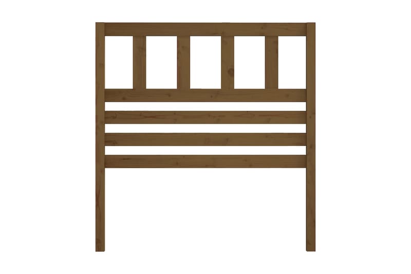Sänggavel honungsbrun 96x4x100 cm massiv furu - Honung - Möbler - Sovrum - Sänggavlar