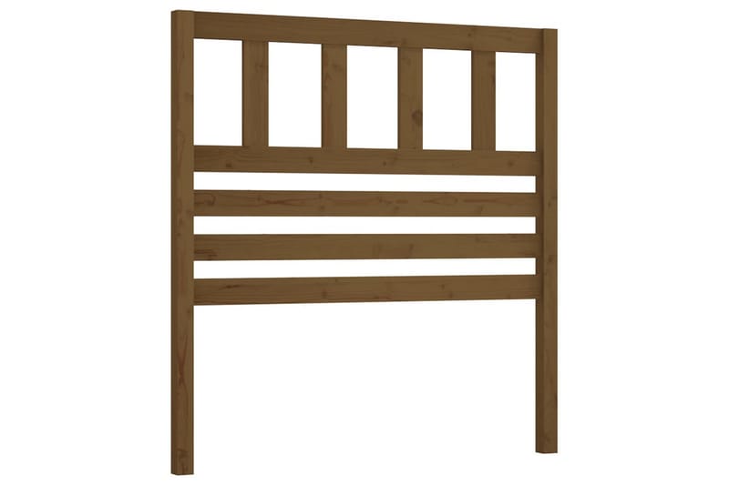 Sänggavel honungsbrun 96x4x100 cm massiv furu - Honung - Möbler - Sovrum - Sänggavlar