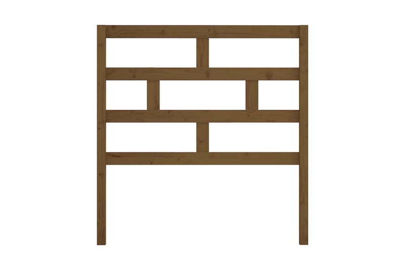 Sänggavel honungsbrun 96x4x100 cm massiv furu - Honung - Möbler - Sovrum - Sänggavlar