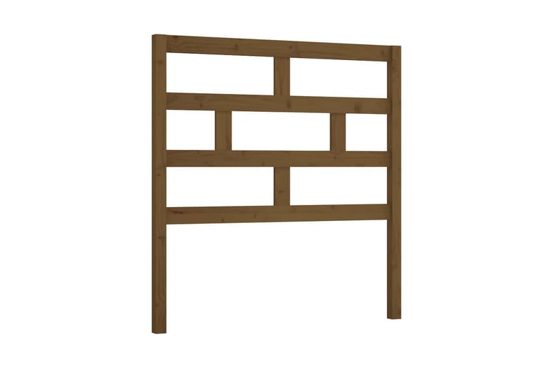 Sänggavel honungsbrun 96x4x100 cm massiv furu - Honung - Möbler - Sovrum - Sänggavlar