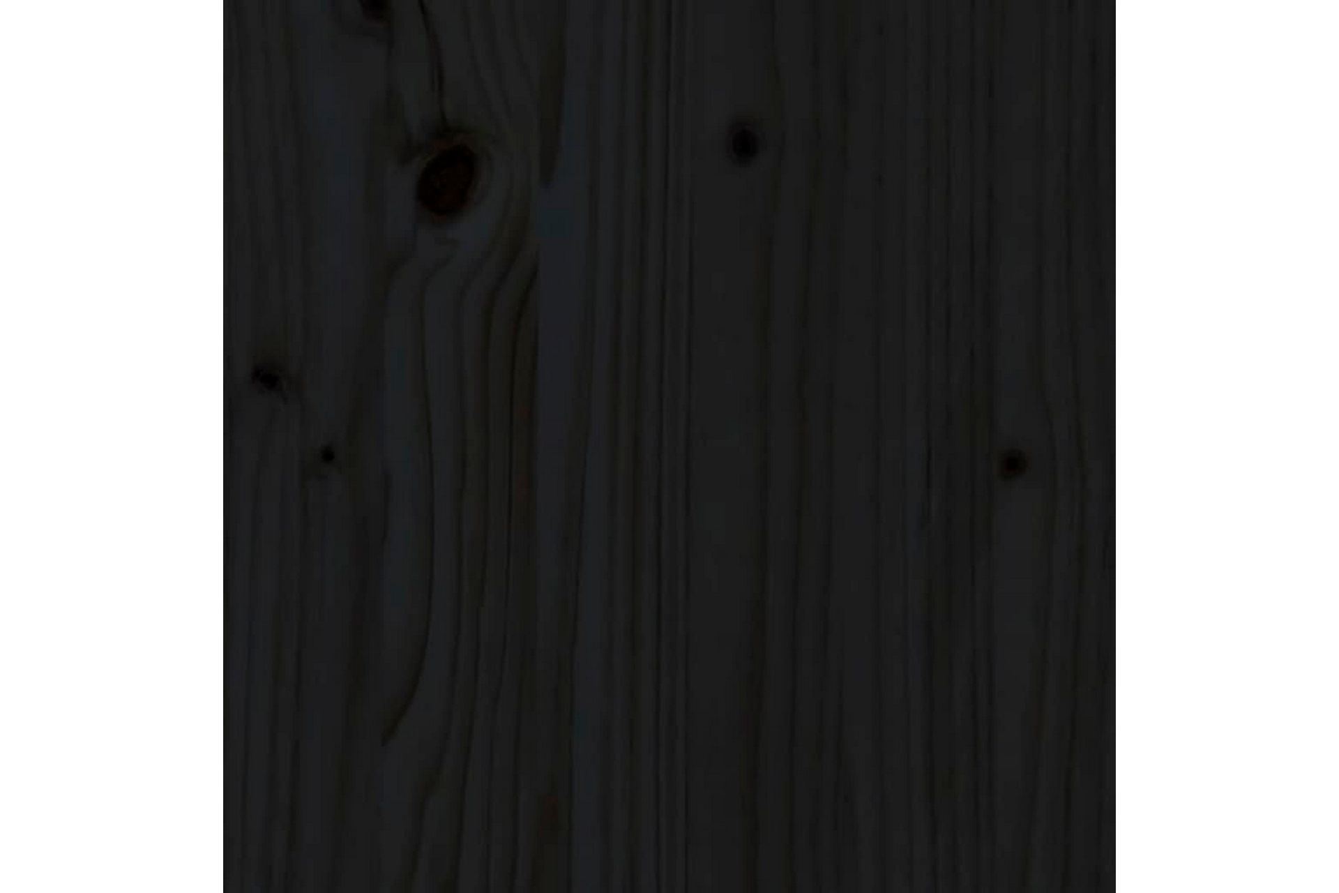 Sänggavel svart 146x4x100 cm massiv furu - Svart - Möbler - Sovrum - Sänggavlar