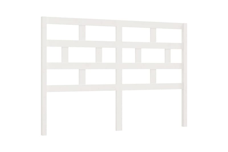 Sänggavel vit 146x4x100 cm massiv furu - Vit - Möbler - Sovrum - Sänggavlar