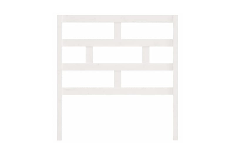 Sänggavel vit 81x4x100 cm massiv furu - Vit - Möbler - Sovrum - Sänggavlar