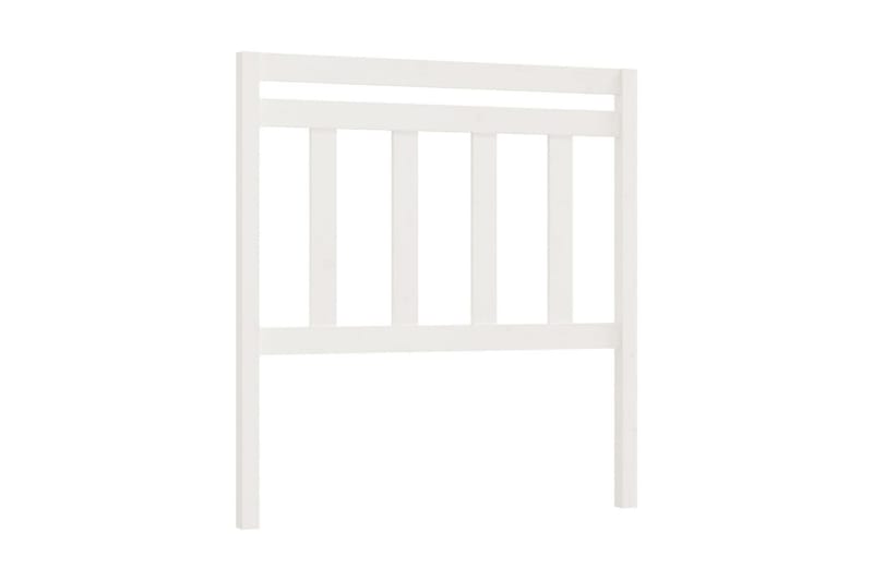 Sänggavel vit 96x4x100 cm massiv furu - Vit - Möbler - Sovrum - Sänggavlar