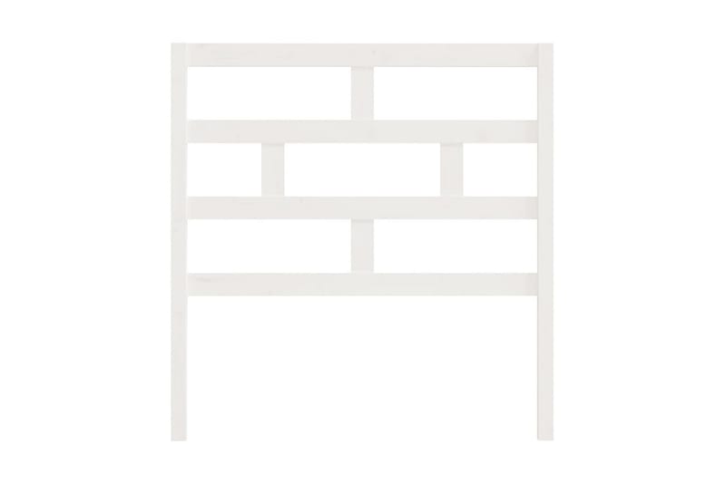 Sänggavel vit 96x4x100 cm massiv furu - Vit - Möbler - Sovrum - Sänggavlar