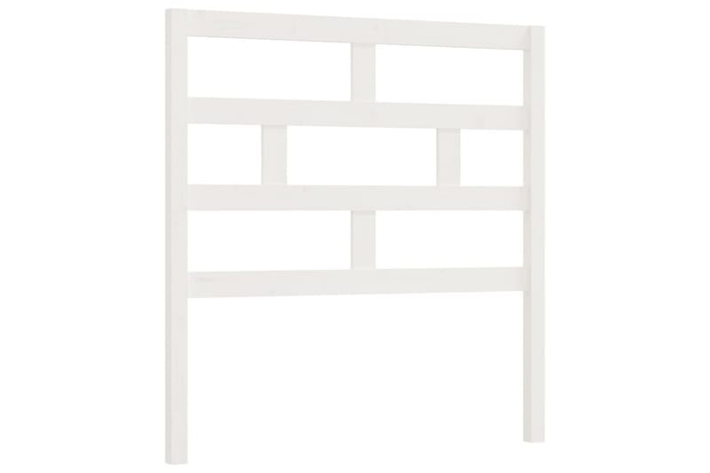 Sänggavel vit 96x4x100 cm massiv furu - Vit - Möbler - Sovrum - Sänggavlar
