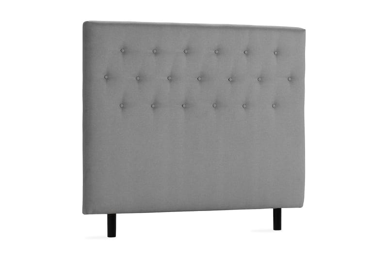Scarlett Knappad gavel 120 - Grå - Möbler - Sovrum - Sänggavlar